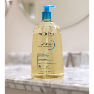 Dầu Tắm Bioderma Atoderm Huile de Douche 1L Cho Da Khô Nhạy Cảm Chính Hãng