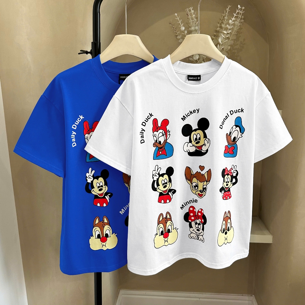 Áo Thun Mirage Hoạt Hình Local Brand Chất 100% Cotton Mềm Mịn Thoáng Mát.