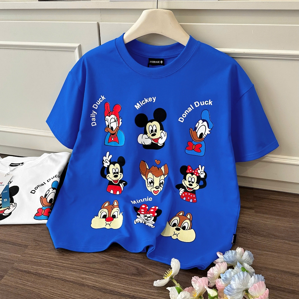 Áo Thun Mirage Hoạt Hình Local Brand Chất 100% Cotton Mềm Mịn Thoáng Mát.