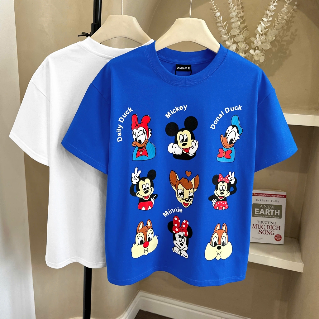 Áo Thun Mirage Hoạt Hình Local Brand Chất 100% Cotton Mềm Mịn Thoáng Mát.