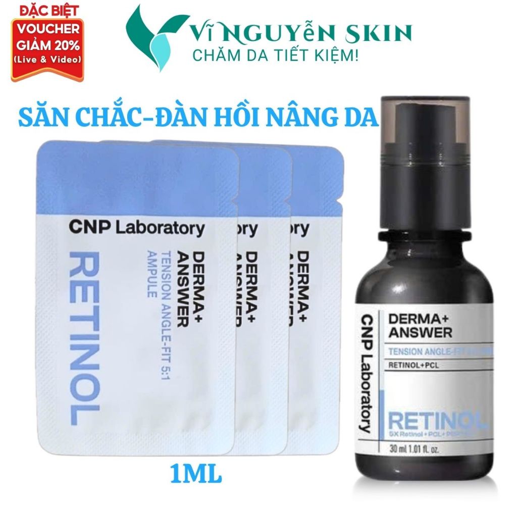 10 Gói tinh Chất Retinol CNP Laboratory Derma Answer Tension Angle Fit ...