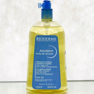 Dầu Tắm Bioderma Atoderm Huile de Douche 1L Cho Da Khô Nhạy Cảm Chính Hãng