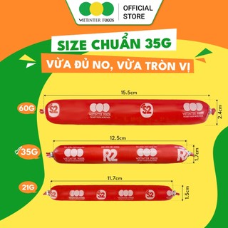 Combo 2 Ca 58 Cây Xúc Xích Tiệt Trùng R2 Vietinter Foods (Cây 35g)