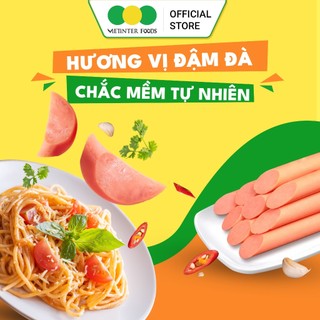 Thùng 24 Gói Xúc Xích Tiệt Trùng S2 Vietinter Foods (Gói 5 Cây, Cây 21g)