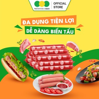 Thùng 24 Gói Xúc Xích Tiệt Trùng S2 Vietinter Foods (Gói 5 Cây, Cây 21g)
