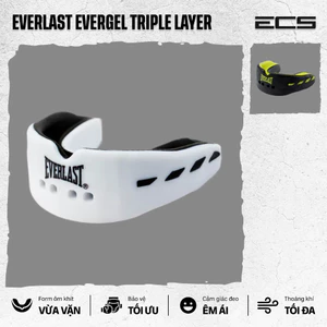Bảo Vệ Hàm Everlast Evergel – Bịt Răng Boxing nhiều Lớp Cho Sparring & Tập Luyện Nặng