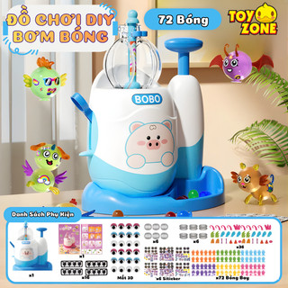 Đồ Chơi DIY Bơm Bóng Ma Thuật Tạo Hình Đa Dạng Con Vật Dễ Thương-Đồ Chơi Thủ Công Có 36-72 Bóng Cho Bé Vui Chơi Sáng Tạ