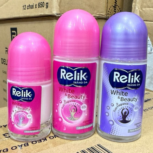 Lăn khử mùi Relik White & Beauty dành cho nữ
