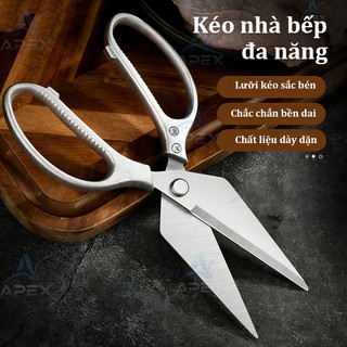 Kéo Cắt Gà SK5 Đa Năng Lưỡi Cánh To Siêu Cứng Không Gỉ Mạnh Mẽ Cắt Xương Cắt Thịt Kéo Thép Cao Cấp Siêu Bền Nhà Bếp