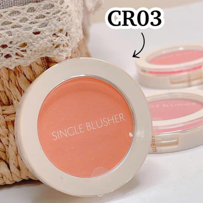 [CHÍNH HÃNG] Phấn Má Hồng THE SAEM Saemmul Single Blusher Hàn Quốc màu siêu xinh mềm mịn dễ dùng Siêu HOT (Sale Date)