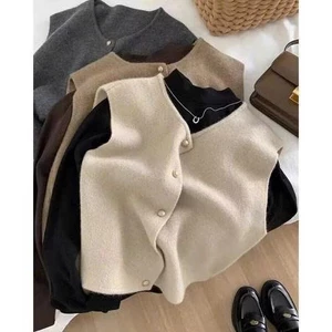 Áo gile len thu đông thiết kế xu hướng hottrend trẻ trung chất liệu len dệt kim mềm mại MT33 SP359