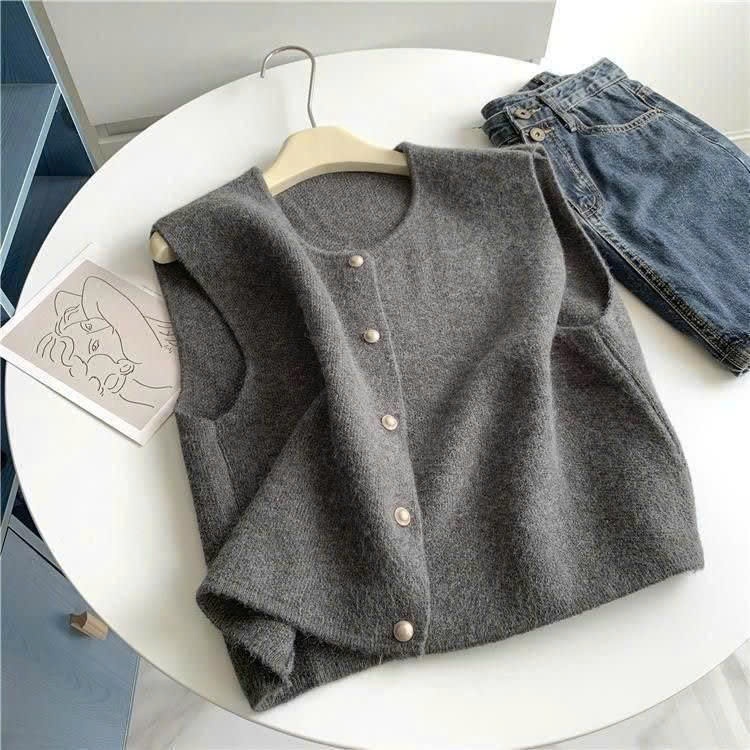 Áo gile len thu đông thiết kế xu hướng hottrend trẻ trung chất liệu len dệt kim mềm mại MT33 SP359