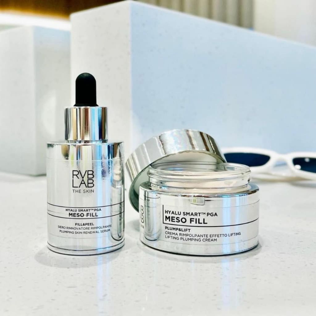 Công ty] Kem & Serum MESO FILL RVB LAB của Ý Trẻ Hóa Làm Mờ Nếp
