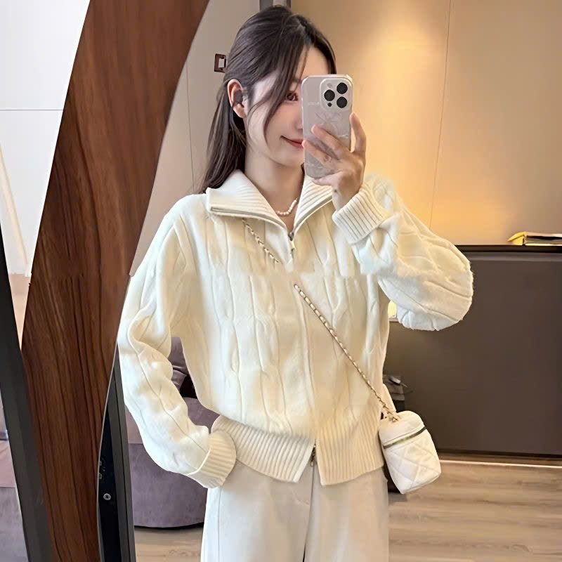 (HÀNG QCCC LOẠI 1) Áo cardigan len dáng ngắn phối khóa kéo chất len mềm mịn hottrend mùa đông MT33 SP406