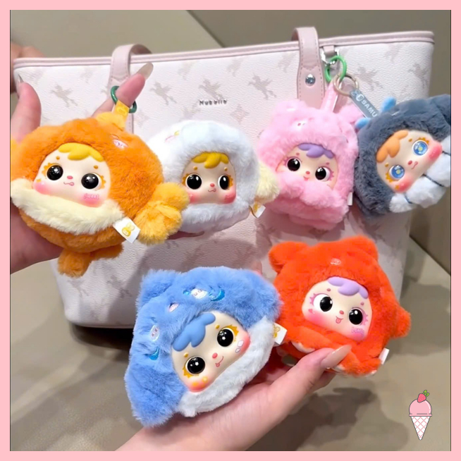 [Hỏa tốc HCM] Blind Box Móc Khóa Gấu Bông Samuel Hải sản chính hãng