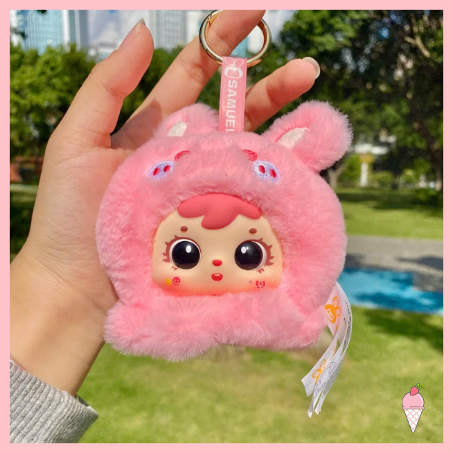 [Hỏa tốc HCM] Blind Box Móc Khóa Gấu Bông Samuel Hải sản chính hãng