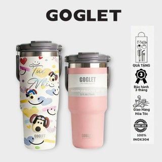 GOGLET – Bình Giữ Nhiệt Cao Cấp Có Tay Cầm Tiện Lợi 650ml | 950ml | 1200ml, Sáu Màu Hot Trend, Giá Rẻ Giữ nhiệt cực lâu
