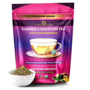 30 túi trà- Trà thảo dược Golden Herbs Cleanse & Digestion tea