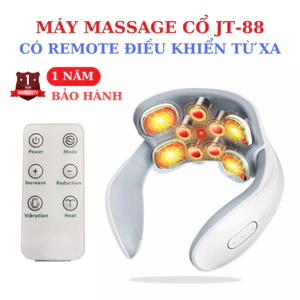 Máy massage cổ vai gáy cao cấp CHƯỜM NÓNG HỒNG NGOẠI 42 độ C - 6 chế độ mat xa, 9 cường độ, gọn nhẹ, du lịch, văn phòng