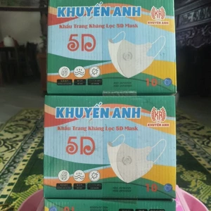 1 hộp*100c khẩu trang 5D hương quế
