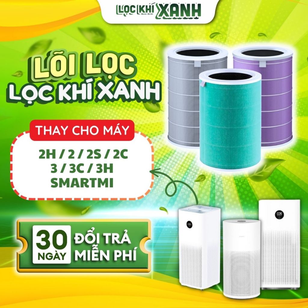 Màng lọc LocKhiXanh® thay cho lõi lọc không khí Mi Air Purifier 3H / 3C / 4 Lite / Compact / Pro