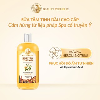 Sữa tắm tinh dầu Ý phục hồi độ ẩm làn da với HA Beauty Republic Summer Splash Hương Neroli & Citrus 500ml