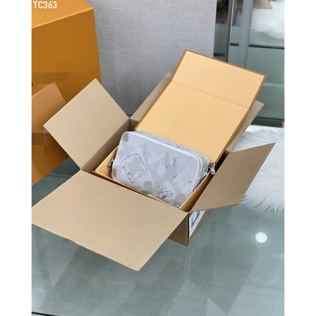 Túi đeo chéo da mềm họa tiết Eo Vỳ thiết kế sang trọng hàng Fullbox