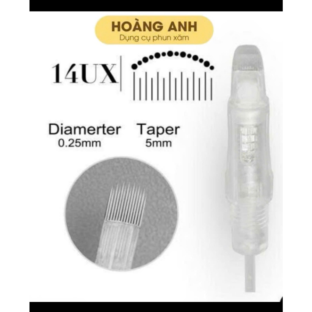 KIM LÒ XO U11 – CHUẨN NÉT TƠ, TẠO SỢI SẮC MẢNH, CHUYÊN DỤNG CHO PHUN XĂM CHÂN MÀY