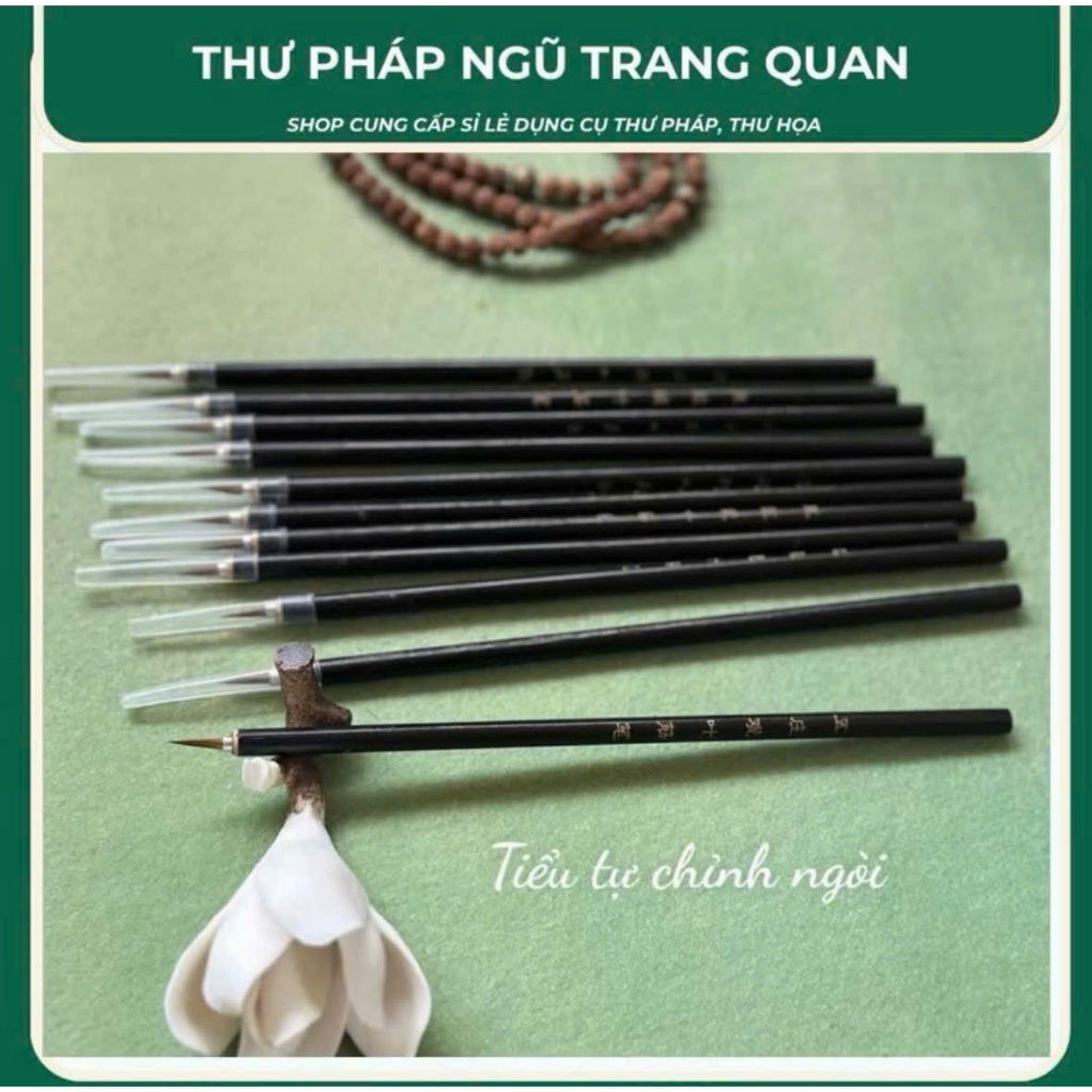 Bút lông tiểu tự, bút tiểu tự chỉnh ngòi viết thư pháp chữ nhỏ