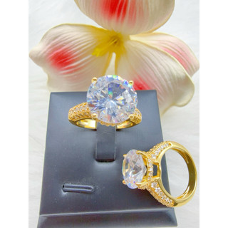 Trang sức phụ kiện dành cho nữ hàng cao cấp. hàng mới về nhẫn trang sức mạ vàng 18 K có đính đá lấp lánh,
