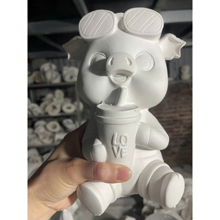 [Tặng dây 6 màu khi mua 2 tượng]Tượng tô màu thạch cao cho bé trai thỏa lựa chọn và sáng tạo.