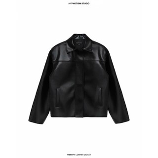 HYPNOTISM | PRIMARY LEATHER JACKET - Áo khoác da microfiber phong cách hiện đại