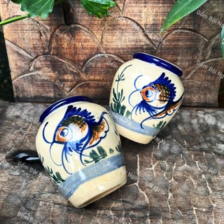 Lu Bia Gốm 500mL Có 14 Màu Cực Xinh Trág Men 2Mặt - Dùng Uống Bia - Cắm Hoa - Decord - Đựng Nước Trái Cây - Men Bóng Đẹp