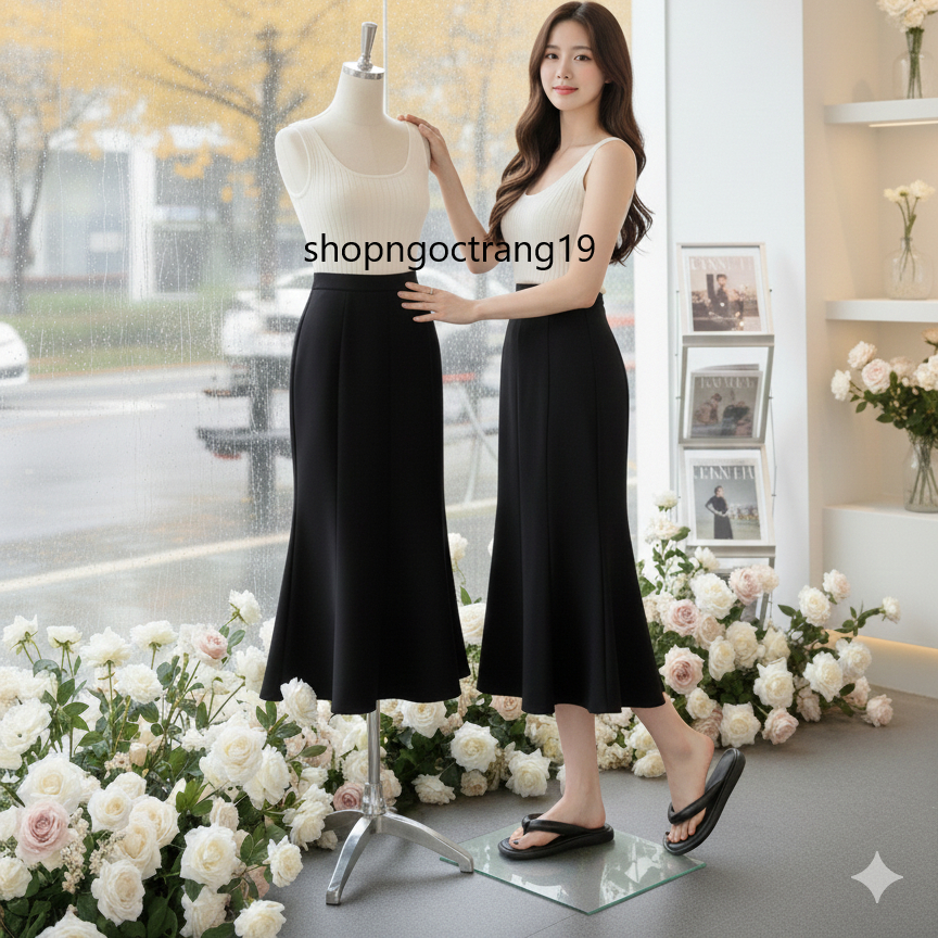 Chân Váy Đuôi Cá 8 Mảnh 80cm Chất Liệu Vitex 2 Lớp Siêu Sang Cho Dịp Tết 2026 SHOPNGOCTRANG19 CV185
