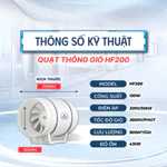 [COMBO HOT] Máy hút mùi bếp HF200-130W - Máng inox 201/ 304/Théo sơn tĩnh điện- Hút mùi,hút khói, phù hợp với gia đình. — ảnh 3