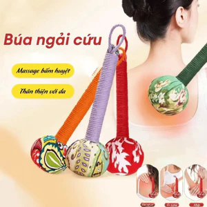 Cây Đấm Lưng Ngải Cứu 31Cm Thảo Dược Đấm Bóp Lưng Vai Gáy Hiệu Quả