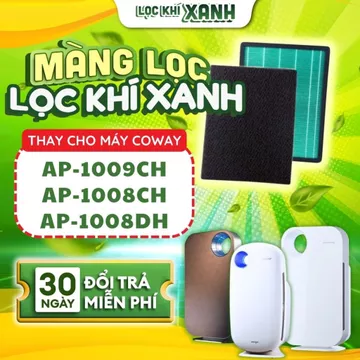 Bộ lọc LocKhiXanh® tương thích cho Màng lọc không khí Coway AP-1009CH / 1008CH /1008DH /1512HH/1516D/1019C/APM-1010DH