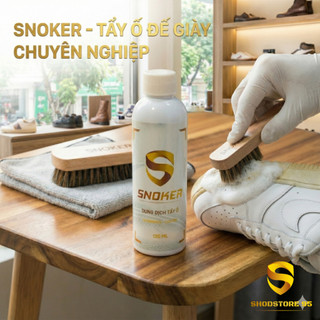 Dung dịch tẩy ố vàng đế giày Snoker, dung tích 120ml, tẩy ố vàng trên chất liệu nhựa, cao su