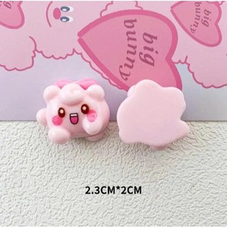 Charm gắn dép: Set Charm Pokemon baby má hồng- 6 nhân vật cưng xỉu