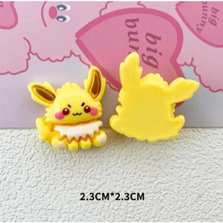 Charm gắn dép: Set Charm Pokemon baby má hồng- 6 nhân vật cưng xỉu