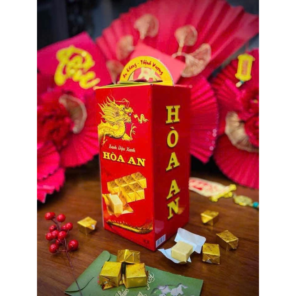 Bánh đậu xanh hoà an – Xách tay 1000g