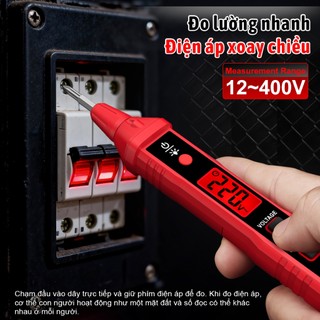 HABOTEST HT89A HT91A Máy kiểm tra điện áp AC 12-300V Dữ liệu giữ dây phát hiện liên tục Tắt tự động Đánh sáng LED đo màn