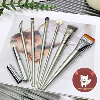 [GUOXIAONIU] Set 7 Cọ Makeup Cơ Bản Guoxiaoniu Vỏ Trắng Lông Cọ Mềm Mại Êm Ái, Rose Gold Series