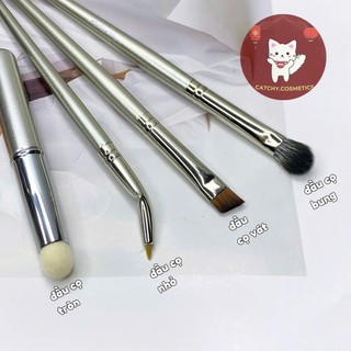 [GUOXIAONIU] Set 7 Cọ Makeup Cơ Bản Guoxiaoniu Vỏ Trắng Lông Cọ Mềm Mại Êm Ái, Rose Gold Series