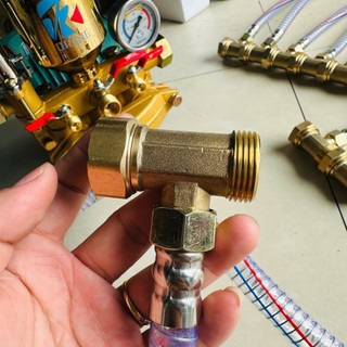 Bộ nối chuyển nước hồi qua đầu hút. Dùng cho đầu xịt dây curoa 1hp vs 2hp AIMVUKES