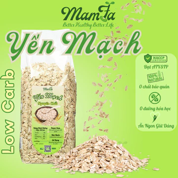 Combo 2KG Yến Mạch ăn liền cán vỡ Mamfa x HaferFlocken giàu chất xơ ít calo đồ ăn giảm cân ăn kiêng