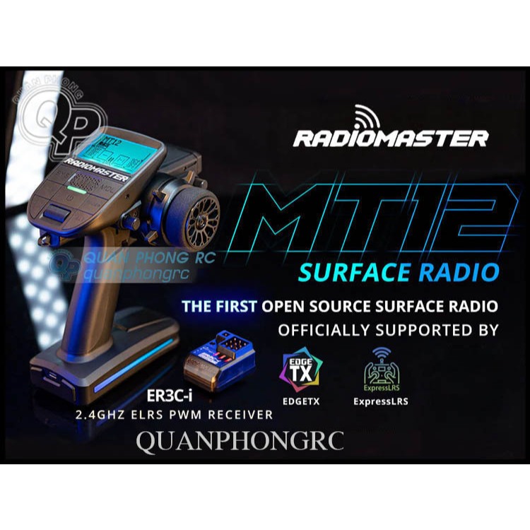 Tay Điều Khiển Radiomaster MT12 Surface Radio Controller 4in1/ELRS+ Rx ...