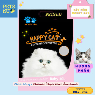[CHÍNH HÃNG] Cát Đất Sét Vệ Sinh Happy Cat Cho Mèo 10L