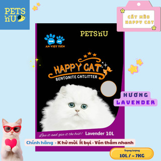 [CHÍNH HÃNG] Cát Đất Sét Vệ Sinh Happy Cat Cho Mèo 10L