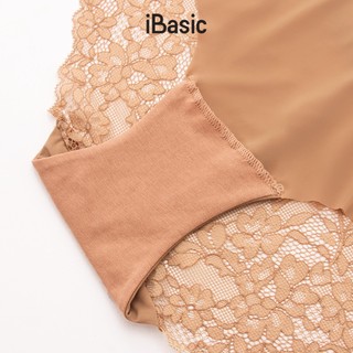 Quần lót nữ iBasic không đường may phối ren phom hipster PANW187